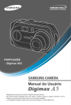 Samsung DIGIMAX A5 manual do usuário