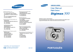 Samsung DIGIMAX 300 manual do usuário
