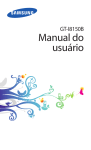 Samsung Galaxy W manual do usuário