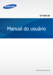 Samsung Galaxy Music Duos manual do usuário
