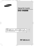 Samsung DVD-V4600M manual do usuário