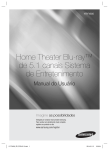 Samsung Home Theater Blu-ray 3D 500W HT-F4505 manual do usuário