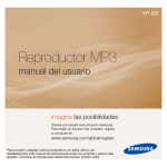 Samsung YP-S3QW Manual de Usuario