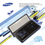 Samsung YP-K3AB Manual de Usuario