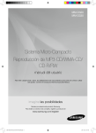 Samsung Microcomponente D320 Manual de Usuario