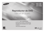 Samsung DVD C550 Manual de Usuario