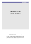 Samsung 27" Wide LCD Monitor P2770H Manual de Usuario