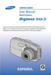 Samsung DIGIMAX UCA3 Manual de Usuario