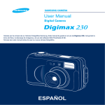 Samsung DIGIMAX 230 Manual de Usuario