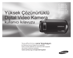 Samsung VP-HMX10C Kullanıcı Klavuzu
