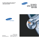 Samsung SGH-V200 Kullanıcı Klavuzu