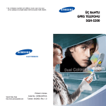 Samsung SGH-S300M Kullanıcı Klavuzu