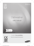 Samsung WaterWall™ özelliğiyle DW9000H Bulaşık Makinesi Kullanıcı Klavuzu