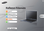 Samsung NP900X3F Kullanıcı Klavuzu (Windows 7)