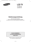 Samsung LE15S51B Benutzerhandbuch