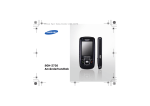 Samsung SGH-Z720 Bruksanvisning