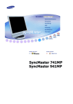 Samsung SyncMaster
741MP Bruksanvisning