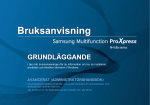 Samsung A4 Multifunktion M4580FX Bruksanvisning