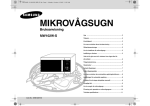 Samsung MW102W-S Bruksanvisning