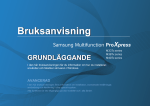 Samsung Mutifunktion monolaserskrivare M3375FD Bruksanvisning