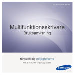 Samsung Multifunktion Monolaser SCX-6555N Bruksanvisning