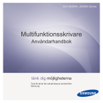 Samsung Multifunktion Monolaser SCX-5835NX Bruksanvisning