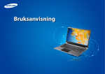 Samsung NP900X3GI Bruksanvisning (Windows7)