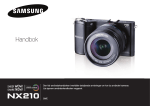 Samsung SMART Camera NX210 18-55 mm objektiv (svart) Bruksanvisning