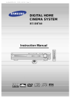 Samsung HT-DB760 Manual de Usuario
