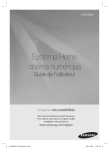 Samsung HOME CINEMA DVD HT-D330 Manual de Usuario