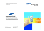 Samsung SGH-E600 Manual de Usuario