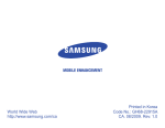 Samsung Auricular mono Bluetooth WEP470 Manual de Usuario