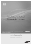 Samsung Aspirador robot
Navibot gris 
SR8895 Manual de Usuario XP