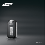 Samsung YP-F2RZW Manual de Usuario