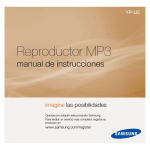 Samsung MP3 YP-U5 Manual de Usuario