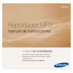 Samsung MP3 YP-M1 Manual de Usuario