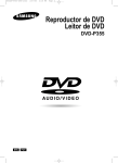 Samsung DVD-P355 Manual de Usuario
