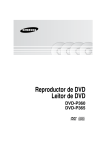 Samsung DVD-P360 Manual de Usuario