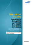 Samsung Monitor Smart Station
24" C24A650X Manual de Usuario