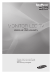 Samsung MONITOR 27" LED TV 3D T27A950 Manual de Usuario