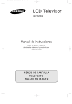 Samsung LW22A13W Manual de Usuario