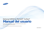 Samsung SUR40 Manual de Usuario