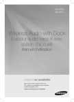 Samsung Wireless Audio-Dock E750 Manual de Usuario