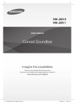 Samsung Barra de sonido curva
HW-J8501 9.1 Ch 350 W 
 Manual de Usuario