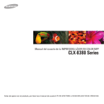 Samsung CLX-8380ND Manual de Usuario
