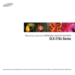 Samsung CLX-2160 Manual de Usuario