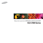 Samsung CLX-3160FN Manual de Usuario