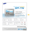 Samsung SPF-71N Manual de Usuario