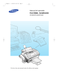 Samsung SF4000 Manual de Usuario