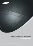 Samsung SF-370 Manual de Usuario